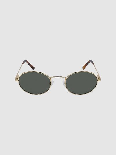 Calvin Klein Táskák & Kiegészítők HU864555 | Calvin Klein Oval Férfi Napszemüveg Arany